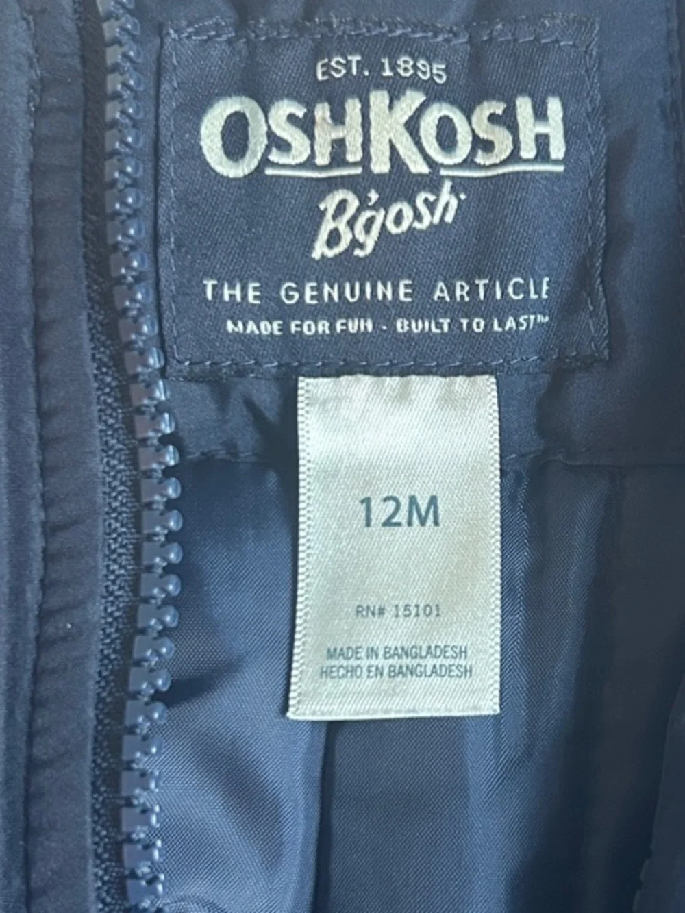 OshKosh B'gosh Navy Kids Winter Bib Snow Pants